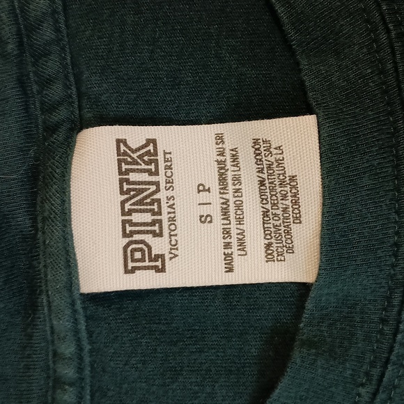 PINK long sleeve campus tee - Picture 3 of 4